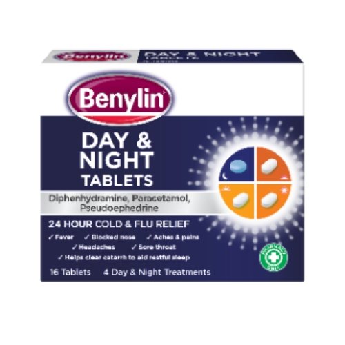 BENYLIN® Day & Night Tablets 16s | Academy Plus