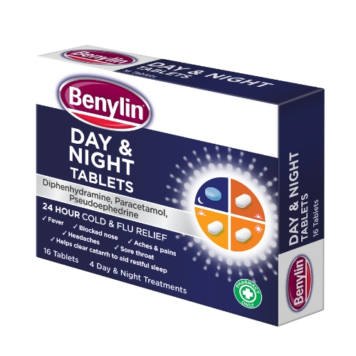 BENYLIN® Day & Night Tablets 16s | Academy Plus